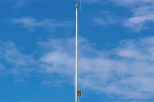 High mast camera pole