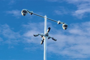 Security camera pole