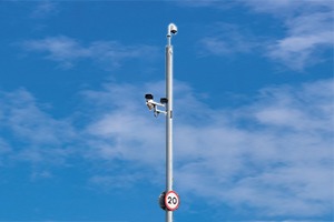 Street camera pole