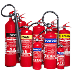 Portable fire extinguishers
